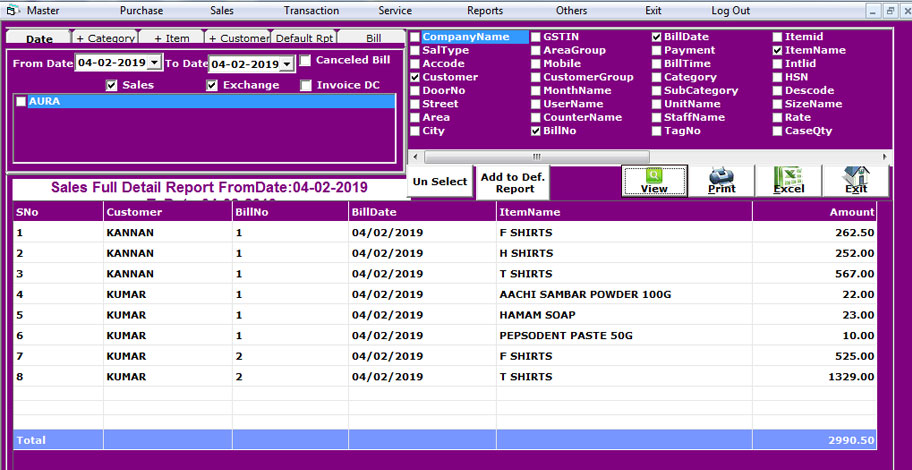 Point of Sale Software in Madurai